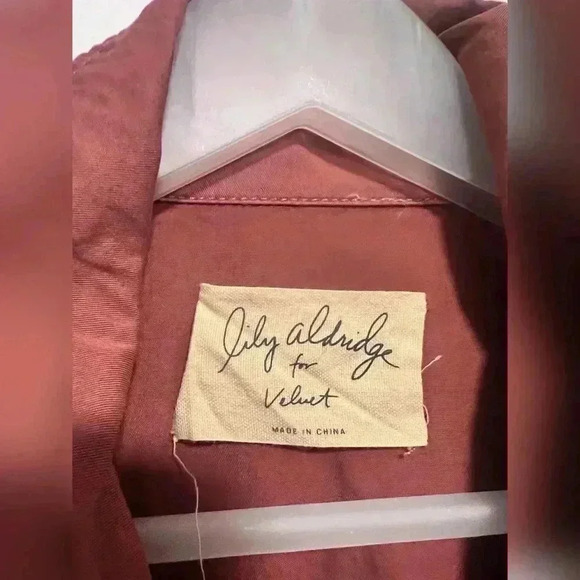 Velvet BY GRAHAM & SPENCER Ruby Light-Weight Army Jacket Size S - Picture 5 of 6